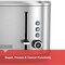 Black & Decker Stainless Steel 4 Slice Toaster with Extra Wide Slots TR4300SSD - alternate 3