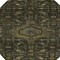 Homeroots 8' Charcoal Round Medallion Washable Indoor Outdoor Area Rug 607394 - alternate 7