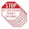 Signmission Stop No Turn Around Private Drivewa, 10 inch X 10 inch, Aluminum Metal Signs, 5PK OC-A-5Pack-10-226 - alternate 1