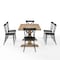 Crosley Joanna 7-Piece Dining Table Set For 6 W/Camille Chairs KF20008RB-MB - alternate 7