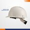 4Dock White Vented Cap Style Hard Hat, 4-Point Ratchet Suspension, 3PK HH001 - alternate 4