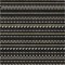 Homeroots 5' X 8' Black And Taupe Striped Washable Indoor Outdoor Area Rug 610517 - alternate 6