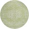 Homeroots 8' Sage And Ivory Round Oriental Washable Indoor Outdoor Area Rug 603817 - alternate 6