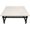 Homeroots 48" White And Black Genuine Marble And Solid Wood Square Coffee Table 569553 - alternate 5