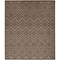 Homeroots 10' X 14' Brown Geometric Indoor Outdoor Area Rug 573252 - alternate 1