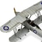 Homeroots 5" Blue and Gray Metal Hand Painted Model Airplane Tabletop Sculpture 489459 - alternate 5