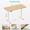 Simple Deluxe Electric Standing Desk, Adjustable Height Stand up Desk, 24x55 Inches Sit Stand Home Office Desk wi 3A88TDESKP5524V3YLW - alternate 5