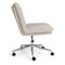 Martha Stewart Eloise Upholstered Office Chair in Grey White/Polished Nickel CH-232196-2-GW-MS - alternate 7