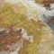 Homeroots 8' Gold And Gray Round Abstract Washable Indoor Outdoor Area Rug 615610 - alternate 7