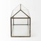 Homeroots 6" Clear And Gold Glass And Metal Box 392579 - alternate 5