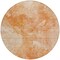 Homeroots 8' Salmon Peach And Ivory Round Nautical Washable Indoor Outdoor Area Rug 581745 - alternate 5