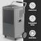 Edendirect Dehumidifier, Black, 19.57 in, 115 V IR-AP1382302 - alternate 9