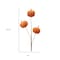 Homeroots Set of Six Orange and Green Fall Mini Pumpkins Wreath Sprays, 6PK 633242 - alternate 4