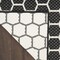Homeroots 6' X 9' Black And Ivory Geometric Indoor Outdoor Area Rug 554832 - alternate 5