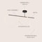 Jonathan Y Alessio 48" Contemporary Minimalist 360 Adjustable Silicone Neon Rope Dimmable Linear Integrated LED JYL7138B - alternate 10
