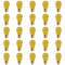 Bulbrite 11-Watt S14 Transparent Yellow Dimmable Incandescent Light Bulb, 25PK 861312 - alternate 1