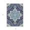 Homeroots 8' X 10' Navy Blue Ivory And Black Oriental Washable Indoor Outdoor Area Rug 600171 - alternate 5