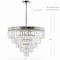 Jonathan Y Wyatt 20" 4-Light Crystal LED Chandelier, Polished Nickel/ Clear JYL9007A - alternate 8