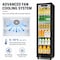 Yeego 16.93" Merchandiser Beverage Refrigerator in Black Commercial Cooler SC-180FC-ZO - alternate 8