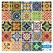 Homeroots 5" X 5" Mediterranean Brights Peel And Stick Removable Tiles 382875 - alternate 4