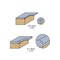 Cmt FILE-FREE FLUSH TRIM BITS FOR LAMINATE D=1/2inx3/8in R=1/64in S=1/4in 807.004.11 - alternate 3
