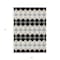 Homeroots 3' X 5' Black Ivory And Beige Geometric Washable Indoor Outdoor Area Rug 597872 - alternate 6
