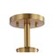 Jonathan Y Olivier 23.5" 3-Light Bohemian Farmhouse Iron/Frosted Glass LED Semi Flush Mount, Brass Gold JYL7600A - alternate 4