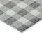 Homeroots 5' X 8' Gray And Charcoal Plaid Washable Indoor Outdoor Area Rug 595398 - alternate 5