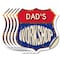 Signmission Dad's Workshop, 6 inch X 6 inch, Vinyl Decal, 5PK SHI-D-5PACK-6-489-DAD - alternate 1