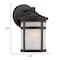 Homeroots Matte Black Hanging Lantern Shape Wall Light 398554 - alternate 4