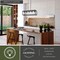 Vaxcel Pratt 5-Light Linear Chandelier, Matte Black, Farmhouse Cage, 34-In. Wide H0331 - alternate 6