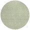 Homeroots 8' Green And Ivory Round Chevron Washable Indoor Outdoor Area Rug 596263 - alternate 6