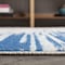 Jonathan Y Linear Modern Half-Stripe Blue/Cream 5 ft. x 8 ft. Area Rug CTP112A-5 - alternate 6