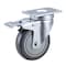 Zoro Select Swivel Plate Caster, Poly, 4 in., 350 lb., C 1UKA2 - alternate 1