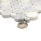 Apollo Tile 12x12 Oriental White Marble Polished Floor and Wall Mosaic Tile 4.83 sqft/case, 5PK APLDC88P16A - alternate 6