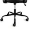 Elama Mid Back Adjustable Mesh and Fabric Rolling Office Chair in Black ELM-F-023 - alternate 5