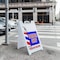 Signmission Barber Shop Walk-ins Welcome, A-Frame & 2 Decals Installed, Heavy-Duty Plastic Frame SBHD-D-2436-Barber Shop Walk-ins Welcome - alternate 5