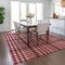 Homeroots 3' X 5' Red Black And Ivory Plaid Washable Indoor Outdoor Area Rug 601512 - alternate 5