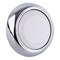 Brixwell Dual-Tone Round Cabinet Knob With White Insert For Kitchen Hardware 1 1/4 in Dia Polished Chrome BXB1291CHW - alternate 1