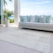 Homeroots 3' X 5' Ivory And Beige Abstract Washable Indoor Outdoor Area Rug 612947 - alternate 4