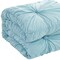 Homeroots Blue Twin Polyester 180 Thread Count Washable Down Comforter Set 528931 - alternate 6