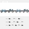 Oregon Chisel Chain, 3/8"Ptch, .063"Gge, 91Lnk 75CL091G - alternate 4