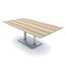 Skutchi Designs Rectangle Conference Table With Power Unit, 48 in W, 84 in L, Brown HAR-REC-48X84-DOU-K525-NA - alternate 1