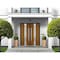 Vdomdoors Steel Double Doors Deux 1744 Natural Oak Entry Modern Painted Left Inswing Active Door 72 x 80 DEUX1744DEXD-OAK-LH-W72 x H80 - alternate 4