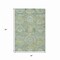 Homeroots 3' X 5' Sage And Gold Medallion Washable Indoor Outdoor Area Rug 616574 - alternate 5