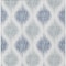 Homeroots 3' X 5' Sky Blue Ivory And Denim Blue Ikat Washable Indoor Outdoor Area Rug 589122 - alternate 5