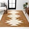 Jonathan Y Chayton Minimalist Geometric Non-Slip Machine-Washable Terracotta/Cream 4 ft. x 6 ft. Area Rug WSH110A-4 - alternate 7