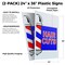 Signmission Hair Cuts, Plastic Signs Only 24 Inch x 36 Inch, Corrugated Plastic, 2PK CSB-2436-2PACK-Hair Cuts - alternate 2