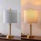 Jonathan Y Amner 20.5" Glass Modern Contemporary Fillable Glass LED Table Lamp, Brass Gold, 2PK JYL8508B-SET2 - alternate 6