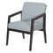 Office Star Products Espresso Finish Visitor's Chair with Ridgecrest Tide Pool Memory Foam Seat WD588-K017 - alternate 4